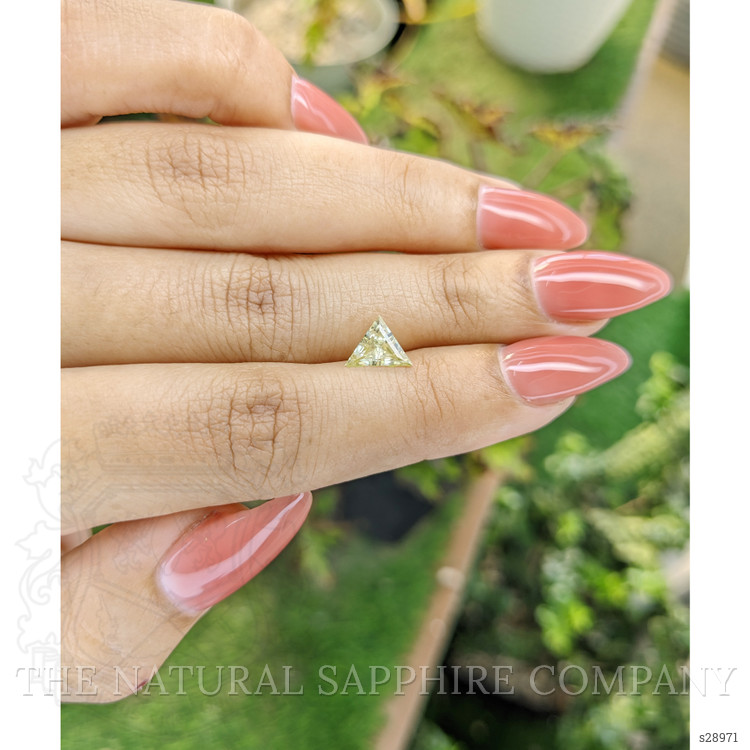 0.99 Ct. Yellow Sapphire from Ceylon (Sri Lanka)