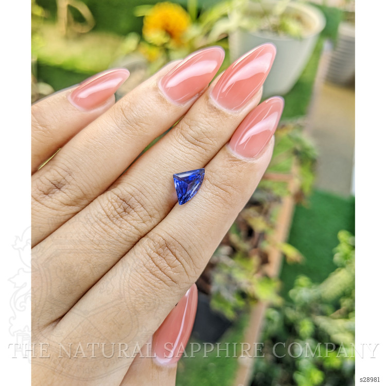 1.71 Ct. Blue Sapphire from Ceylon (Sri Lanka)