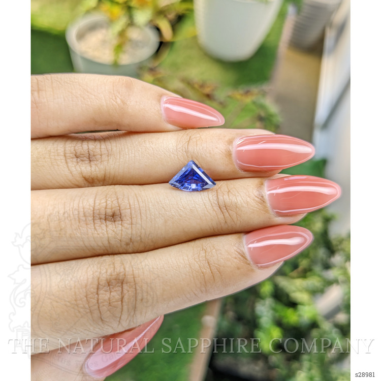 1.71 Ct. Blue Sapphire from Ceylon (Sri Lanka)