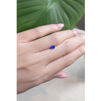 0.52 Ct. Blue Sapphire from Ceylon (Sri Lanka) Life Style