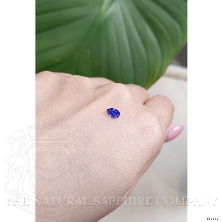 0.52 Ct. Blue Sapphire from Ceylon (Sri Lanka)