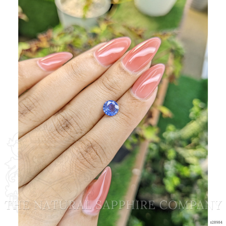 1.10 Ct. Blue Sapphire from Ceylon (Sri Lanka)