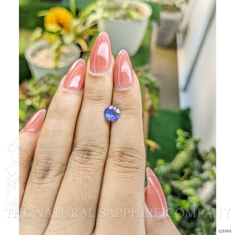 1.10 Ct. Blue Sapphire from Ceylon (Sri Lanka)