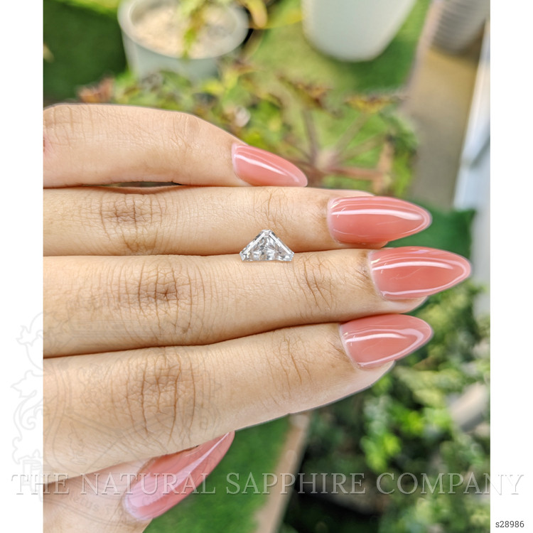 1.52 Ct. White Sapphire from Ceylon (Sri Lanka)