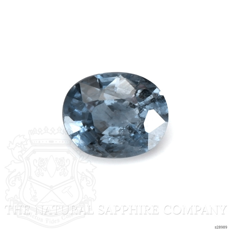 1.27 Ct. Greyish Blue Sapphire from Ceylon (Sri Lanka)