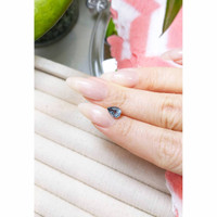 1.15 Ct. Greyish Blue Sapphire from Ceylon (Sri Lanka) Life Style