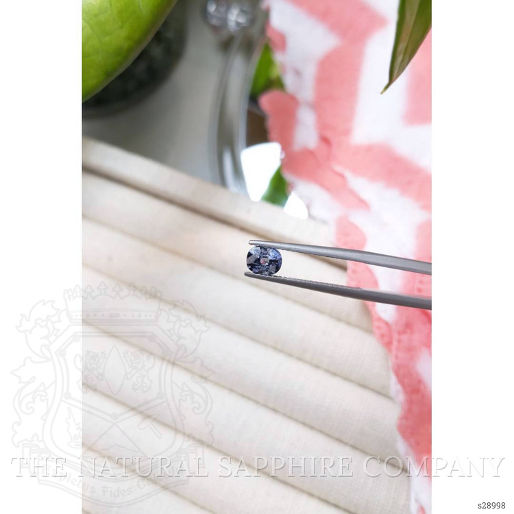 1.06 Ct. Purplish Blue Sapphire from Ceylon (Sri Lanka)