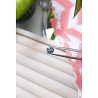 1.12 Ct. Greyish Blue Sapphire from Ceylon (Sri Lanka) Life Style