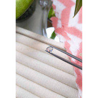 1.18 Ct. White Sapphire from Ceylon (Sri Lanka) Life Style