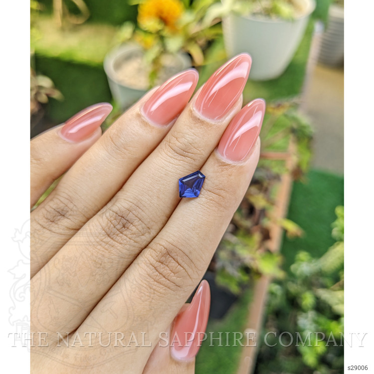 1.14 Ct. Blue Sapphire from Ceylon (Sri Lanka)