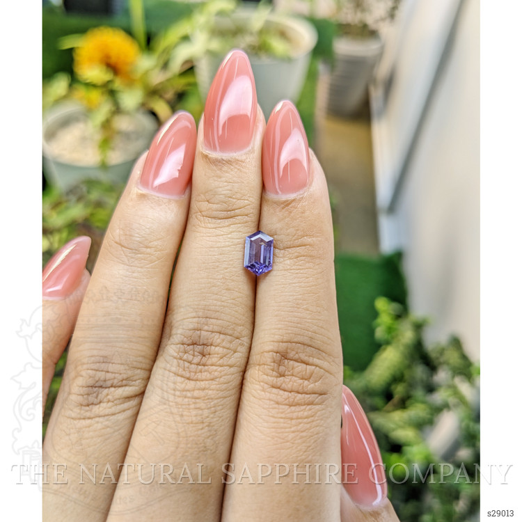 1.00 Ct. Purple Sapphire from Ceylon (Sri Lanka)