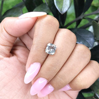 2.49 Ct. Bluish Green Sapphire from Ceylon (Sri Lanka) Life Style