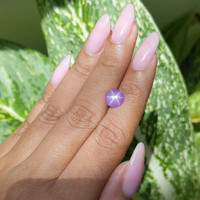 2.78 Ct. Pink Star Sapphire from Ceylon (Sri Lanka) Life Style