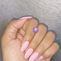 2.78 Ct. Pink Star Sapphire from Ceylon (Sri Lanka) Life Style