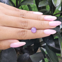 2.78 Ct. Pink Star Sapphire from Ceylon (Sri Lanka) Life Style
