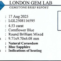 4.53 Ct. Blue Sapphire from Ceylon (Sri Lanka) Pdf