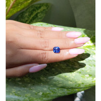 3.29 Ct. Blue Sapphire from Tanzania Life Style