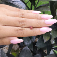 0.66 Ct. Orangish Brown Sapphire from Tanzania Life Style