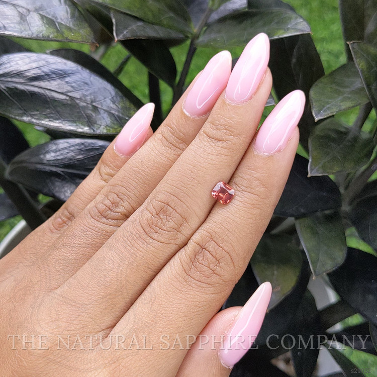 0.66 Ct. Orangish Brown Sapphire from Tanzania