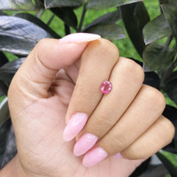 0.88 Ct. Pink Sapphire from Tanzania Life Style