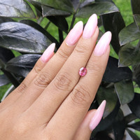 0.88 Ct. Pink Sapphire from Tanzania Life Style