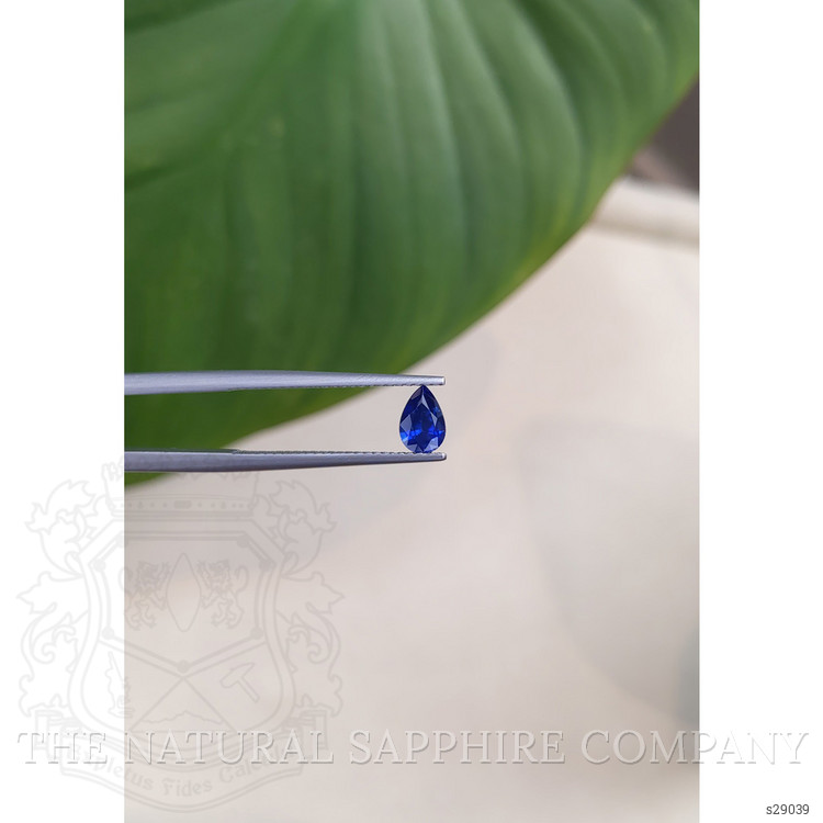 0.74 Ct. Blue Sapphire from Ceylon (Sri Lanka)