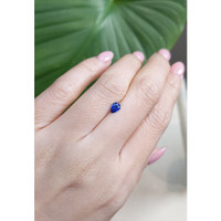 0.41 Ct. Blue Sapphire from Ceylon (Sri Lanka) Life Style