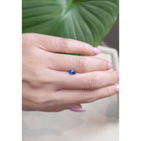 0.50 Ct. Blue Sapphire from Ceylon (Sri Lanka) Life Style