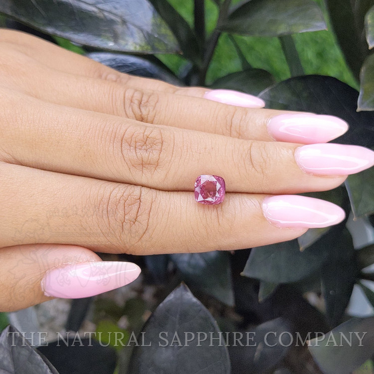2.63 Ct. Purplish Pink Sapphire from Tanzania