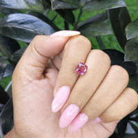 2.63 Ct. Purplish Pink Sapphire from Tanzania Life Style