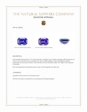 1.39 Ct. Color Change Sapphire from Tanzania Appraisal