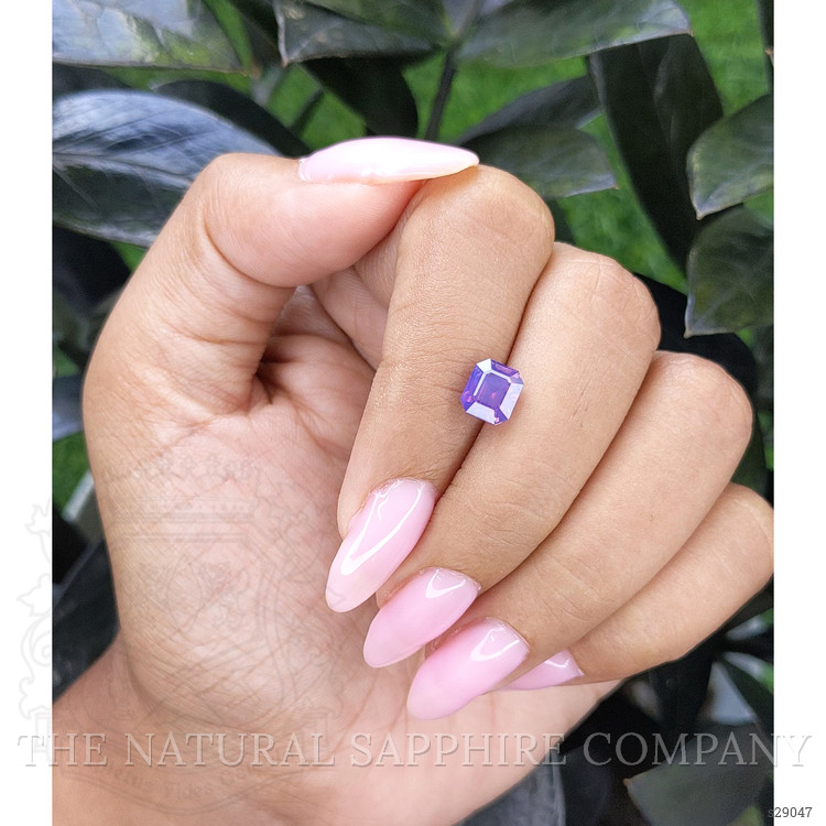 1.84 Ct. Pinkish Purple Sapphire from Tanzania