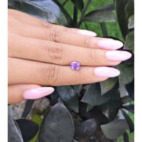 1.67 Ct. Bluish Purple Sapphire from Tanzania Life Style