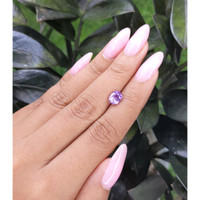 1.67 Ct. Bluish Purple Sapphire from Tanzania Life Style