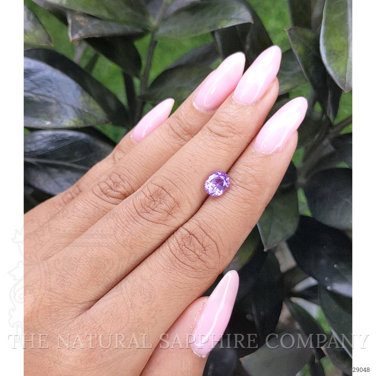 1.67 Ct. Purple Sapphire from Tanzania