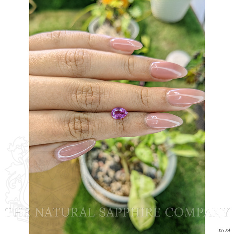 1.46 Ct. Pinkish Purple Sapphire from Ceylon (Sri Lanka)
