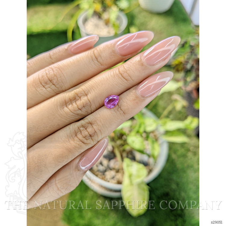 1.46 Ct. Pinkish Purple Sapphire from Ceylon (Sri Lanka)