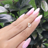 2.07 Ct. Peach Sapphire from Ceylon (Sri Lanka) Life Style