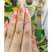 1.18 Ct. Purplish Pink Sapphire from Ceylon (Sri Lanka) Life Style