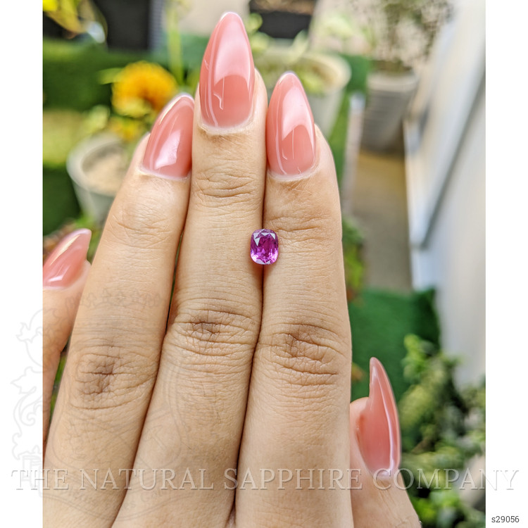 1.04 Ct. Pinkish Purple Sapphire from Ceylon (Sri Lanka)