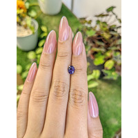 1.34 Ct. Purple Sapphire from Ceylon (Sri Lanka) Life Style