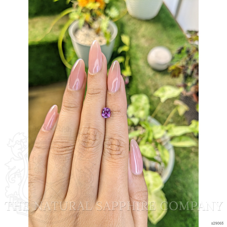 1.31 Ct. Pinkish Purple Sapphire from Ceylon (Sri Lanka)