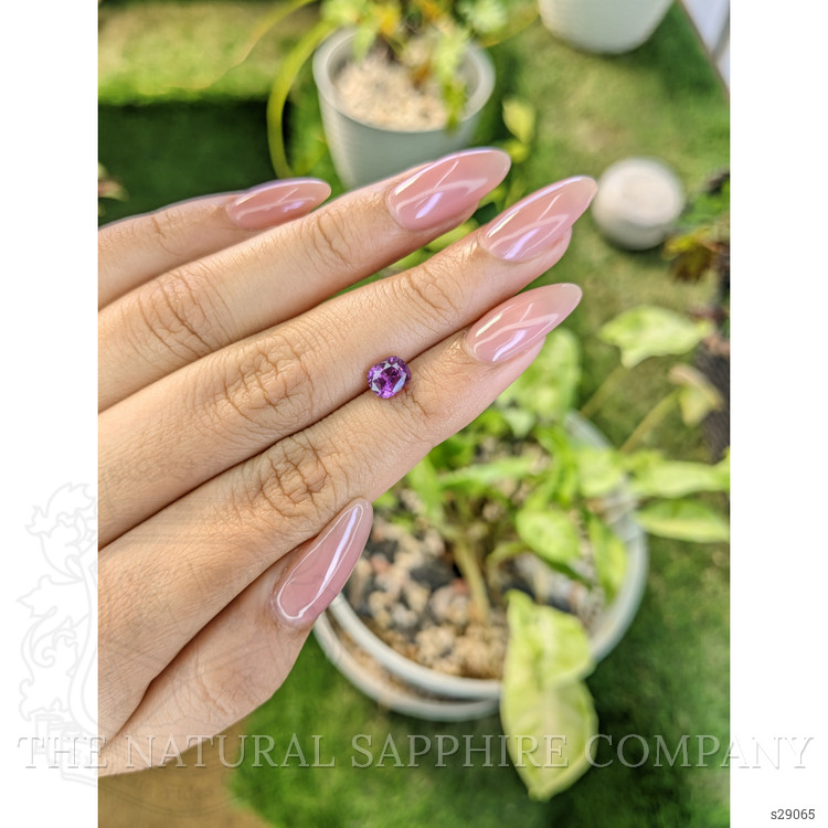 1.31 Ct. Pinkish Purple Sapphire from Ceylon (Sri Lanka)