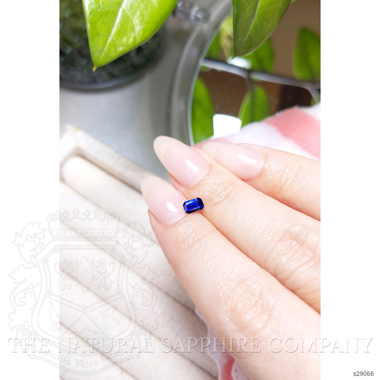 0.39 Ct. Blue Sapphire from Ceylon (Sri Lanka)