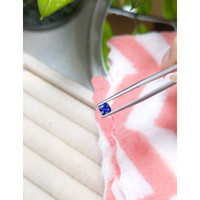 0.62 Ct. Blue Sapphire from Ceylon (Sri Lanka) Life Style
