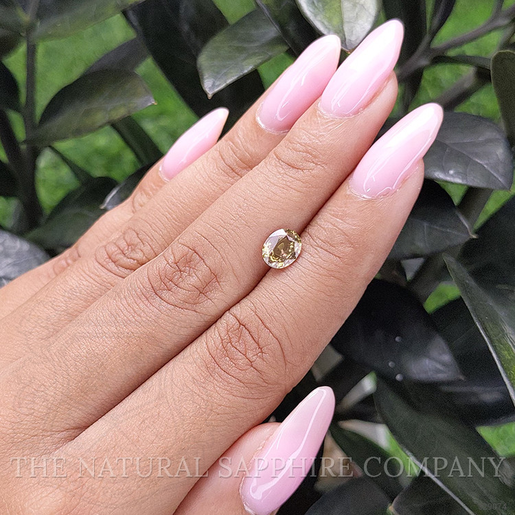 1.12 Ct. Greenish Brown Sapphire from Madagascar