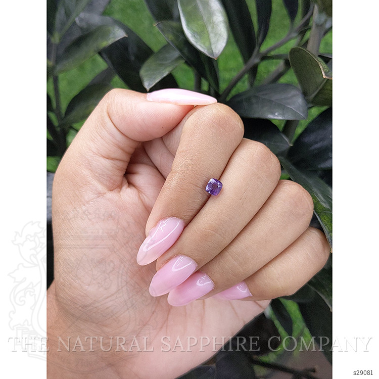 0.80 Ct. Pinkish Purple Sapphire from Ceylon (Sri Lanka)