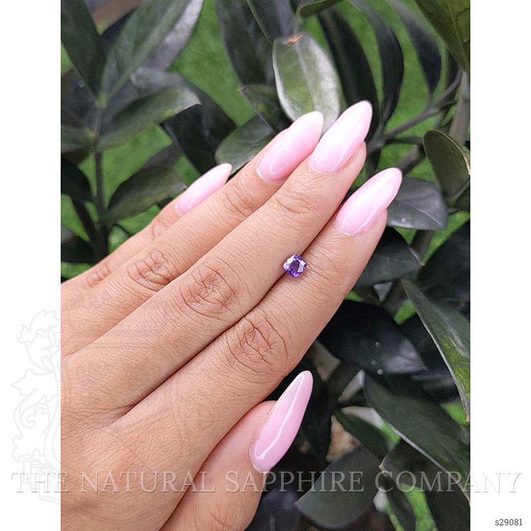 0.80 Ct. Pinkish Purple Sapphire from Ceylon (Sri Lanka)