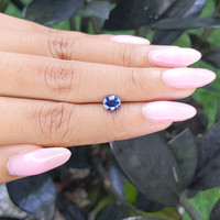 1.12 Ct. Blue Sapphire from Madagascar Life Style