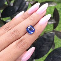 5.01 Ct. Blue Sapphire from Madagascar Life Style